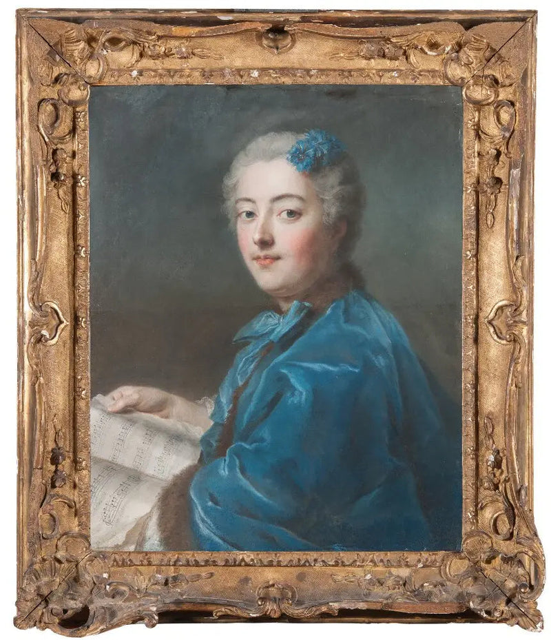 Marie-Sophie de Courcillon, duquesa de Pecquigny, princesa de Rohan - Maurice-Quentin de La Tour