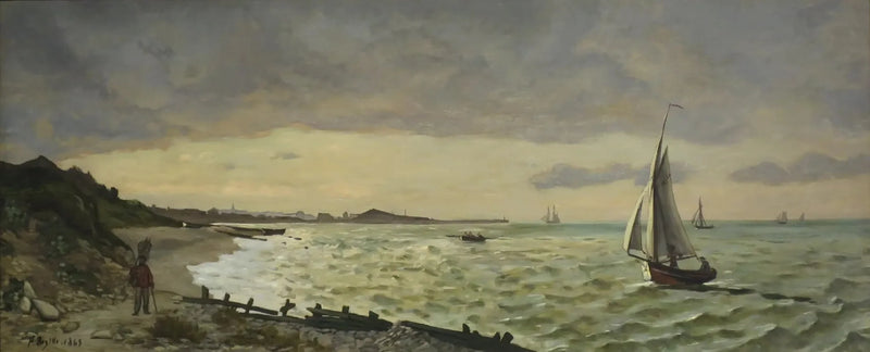 Marina en Sainte-Adresse - Frédéric Bazille