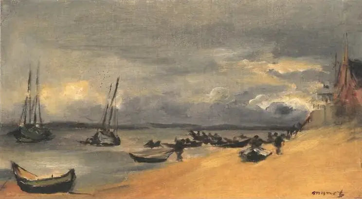 Marine, Arcachon, tiempo de tormenta - Édouard Manet