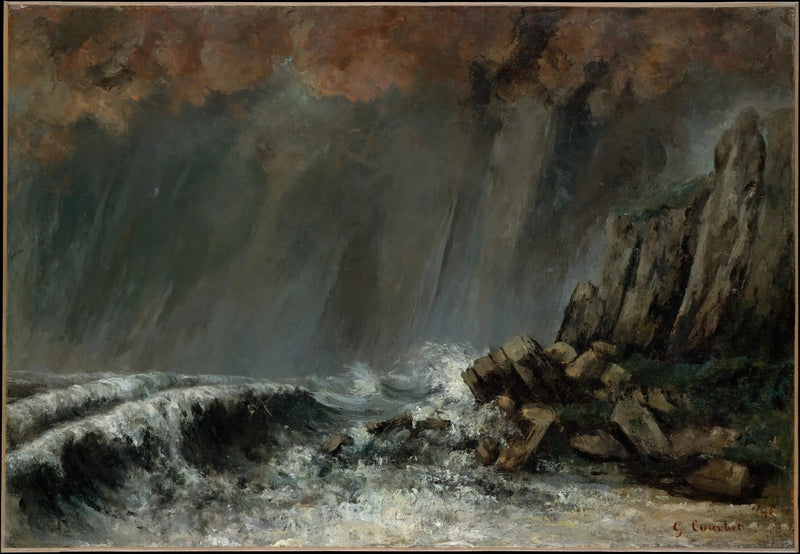 La tromba marina - Gustave Courbet