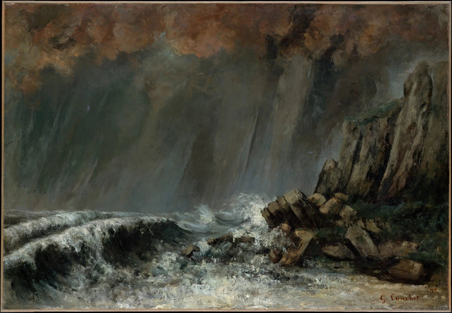 La tromba marina - Gustave Courbet