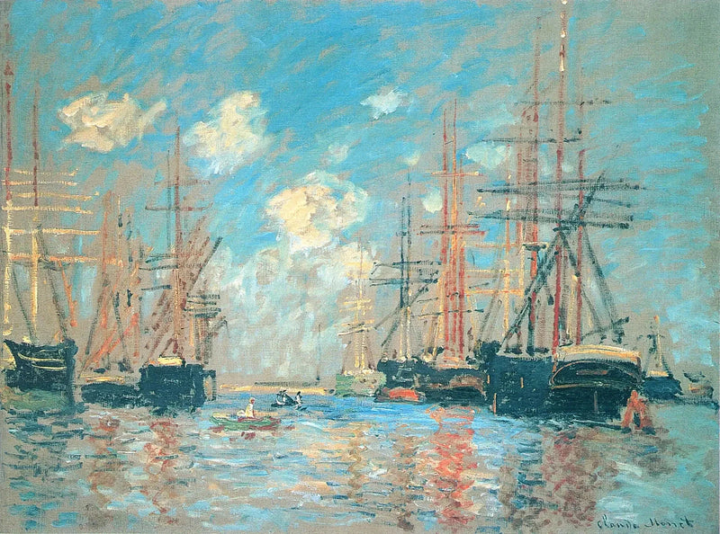 Marine, el Puerto de Ámsterdam W298 - Claude Monet