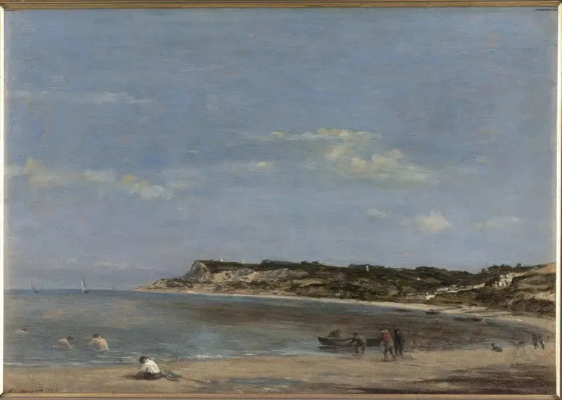Marítimo, costa normanda - Eugène Boudin