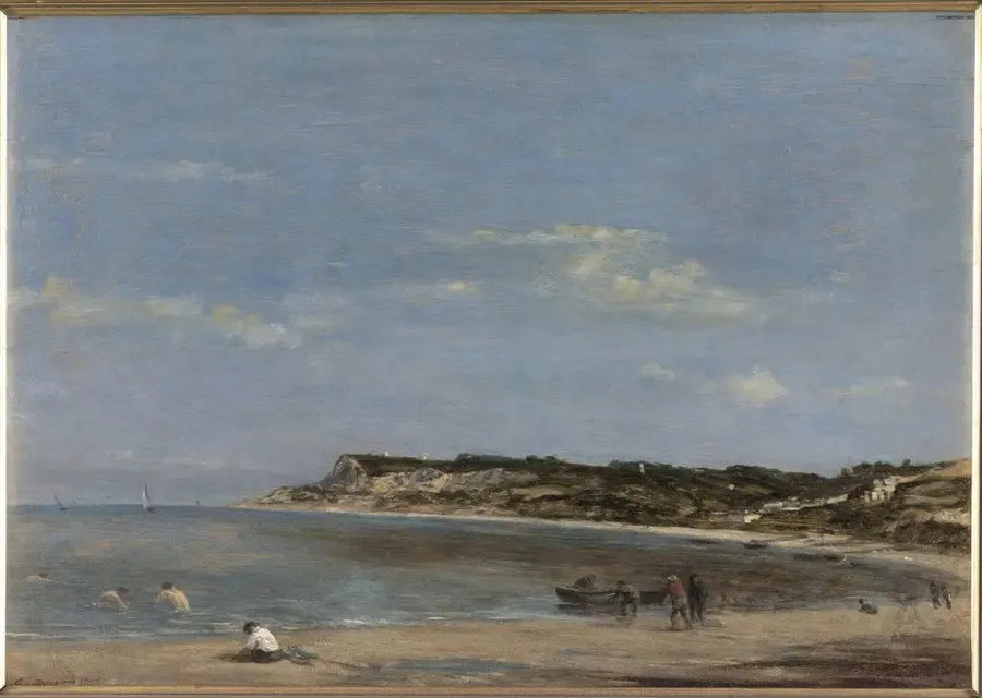 Marítimo, costa normanda - Eugène Boudin