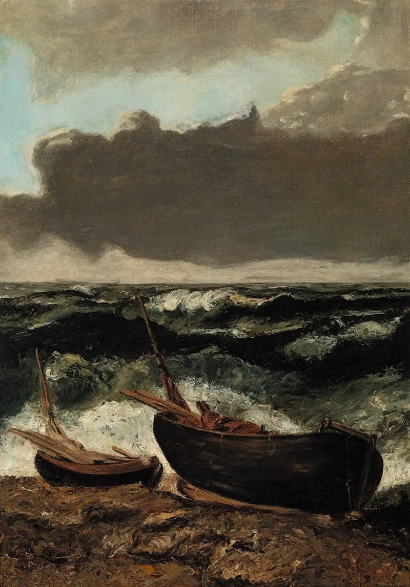 Tempestad marina - Gustave Courbet