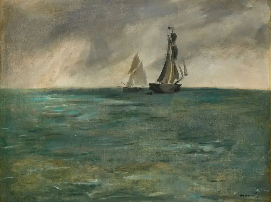 Marinas, tiempo de tormenta - Édouard Manet