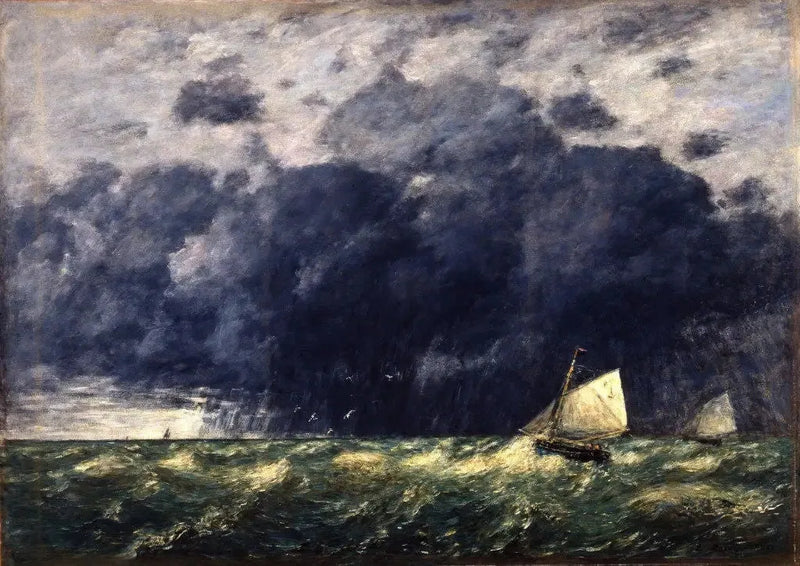 Marina. Un grano - Eugène Boudin