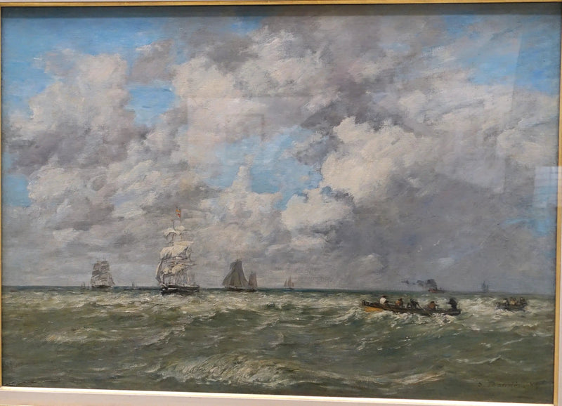 Marinos, los lamaneurs - Eugène Boudin