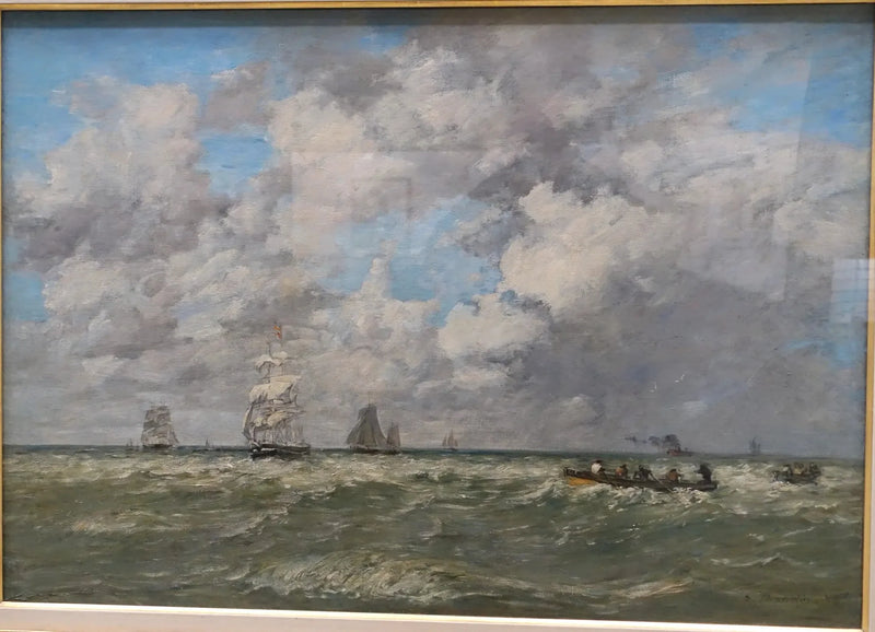Marinos, los lamaneurs - Eugène Boudin
