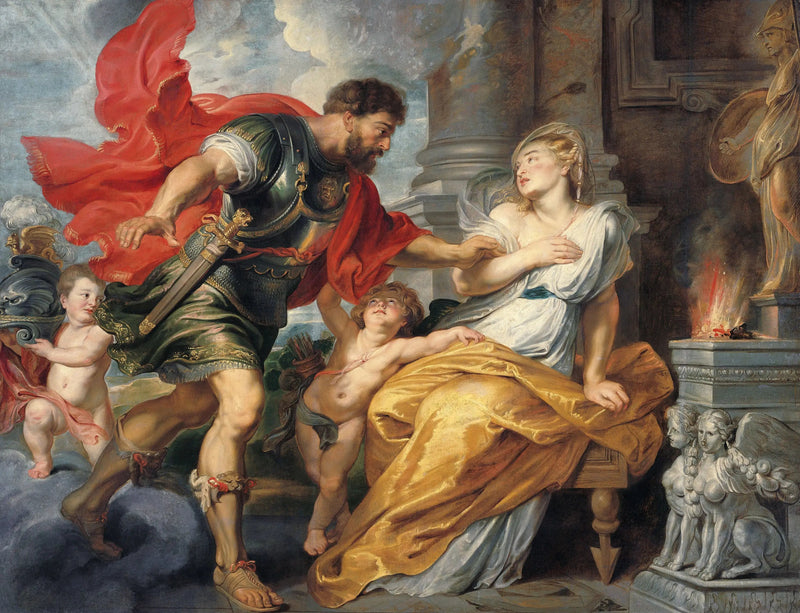 Marte y Rhea Silvia - Peter Paul Rubens