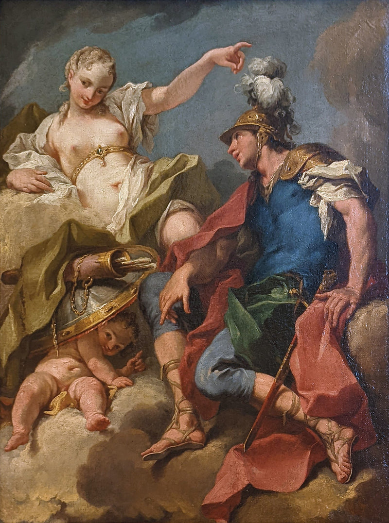 Marte y Venus - Giovanni Battista Pittoni