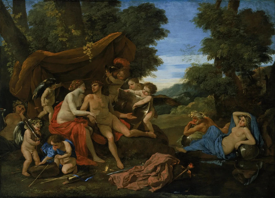 Marte y Venus - Nicolas Poussin