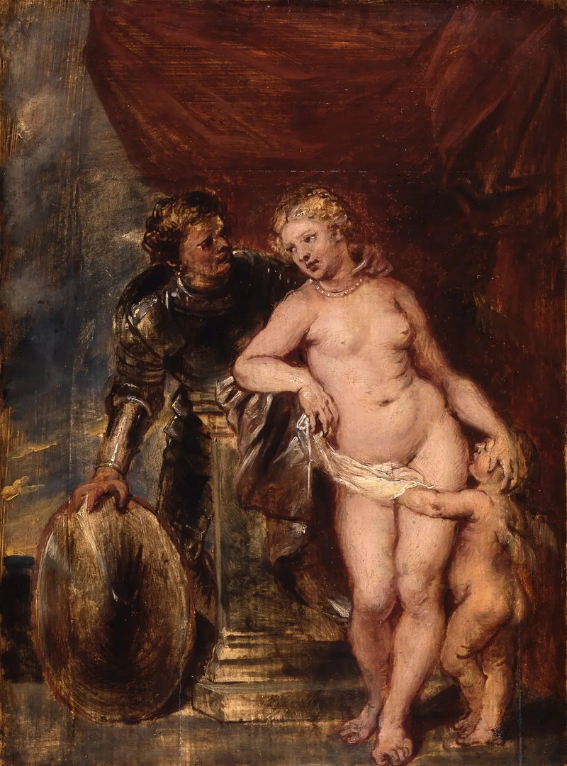 Marte, Venus y Amor - Peter Paul Rubens