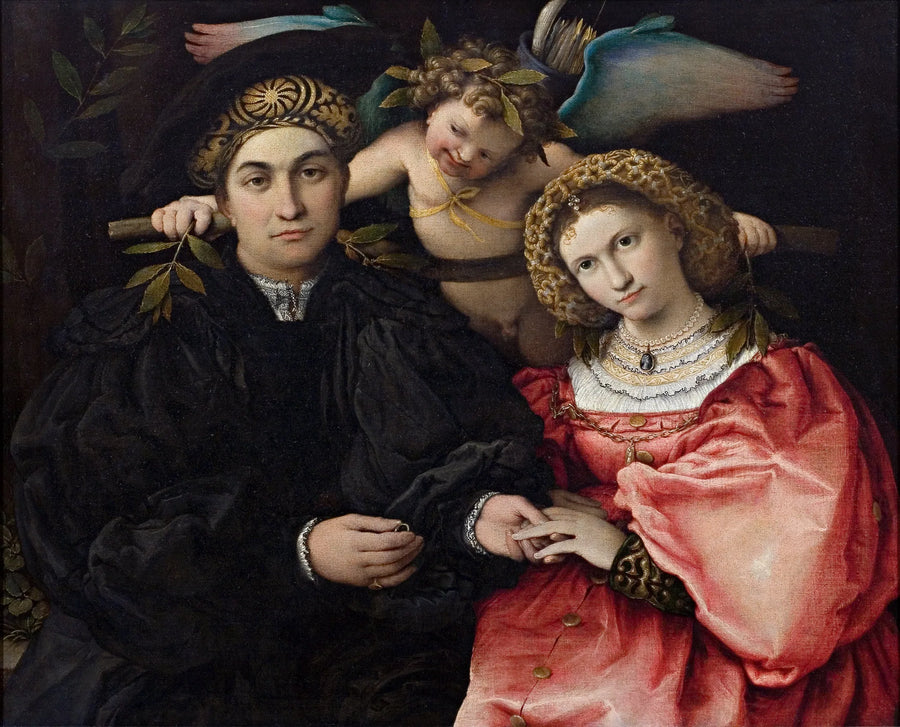 Marsilio Cassotti y su esposa Faustina - Lorenzo Lotto