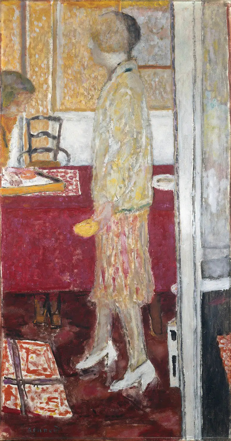 Marthe en el comedor en Cannet - Pierre Bonnard