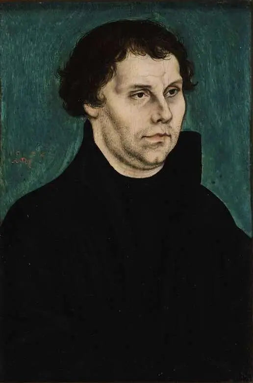 Martín Lutero, de mi cuerpo, mirando hacia la derecha - Lucas Cranach el Viejo