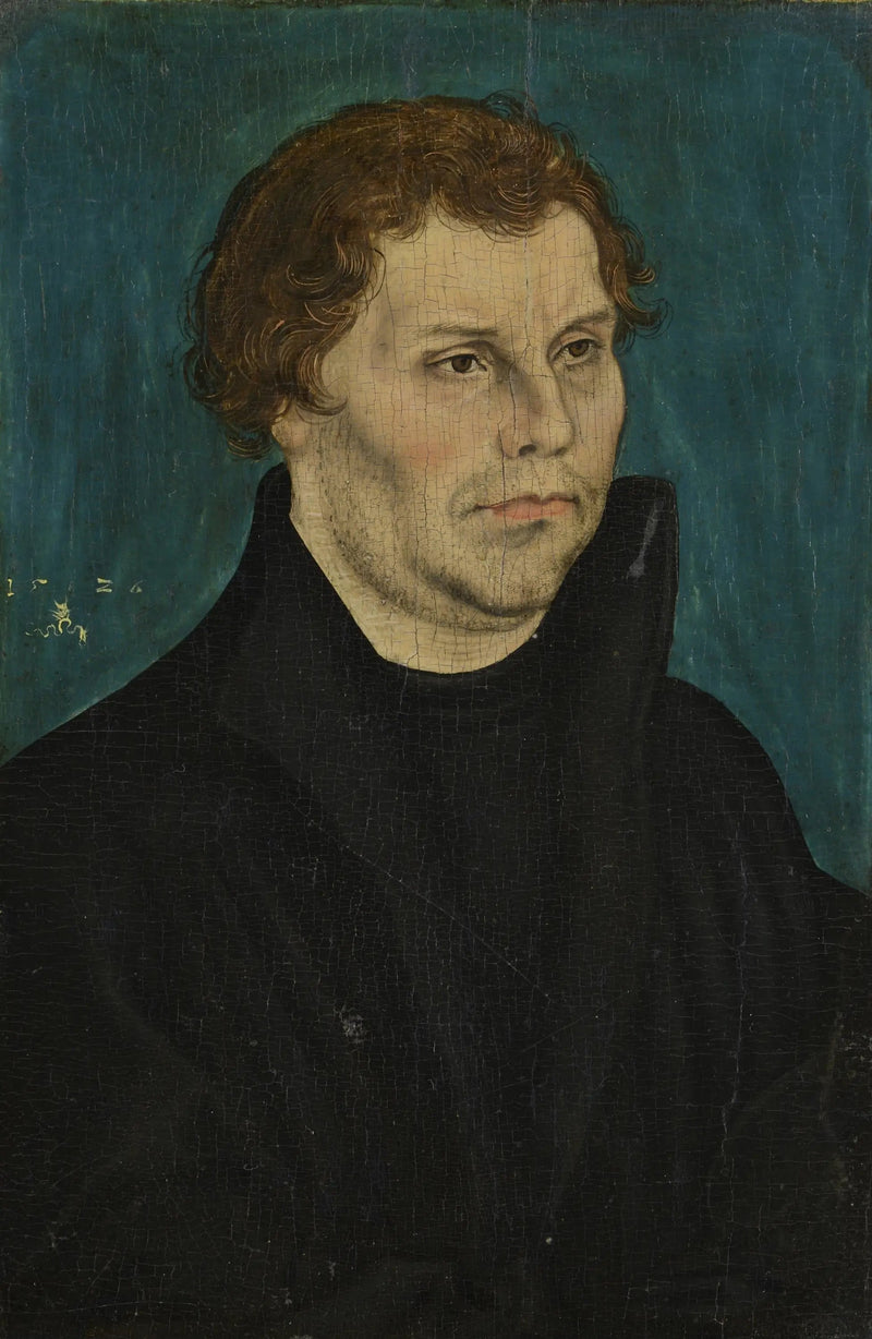 Martín Lutero, de mi cuerpo, mirando hacia la derecha - Lucas Cranach el Viejo