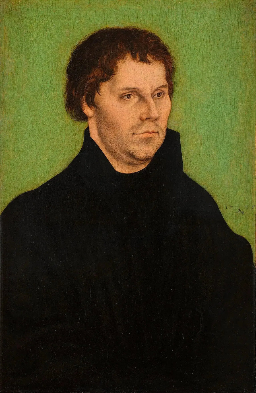 Martín Lutero, de mi cuerpo, mirando hacia la derecha - Lucas Cranach el Viejo
