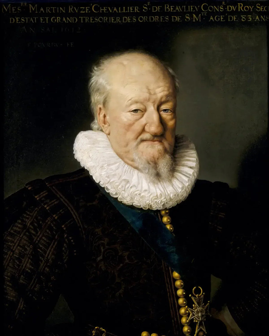 Martin Ruzé, señor de Beaulieu (1527-1613), de 83 años - Frans Pourbus el Joven