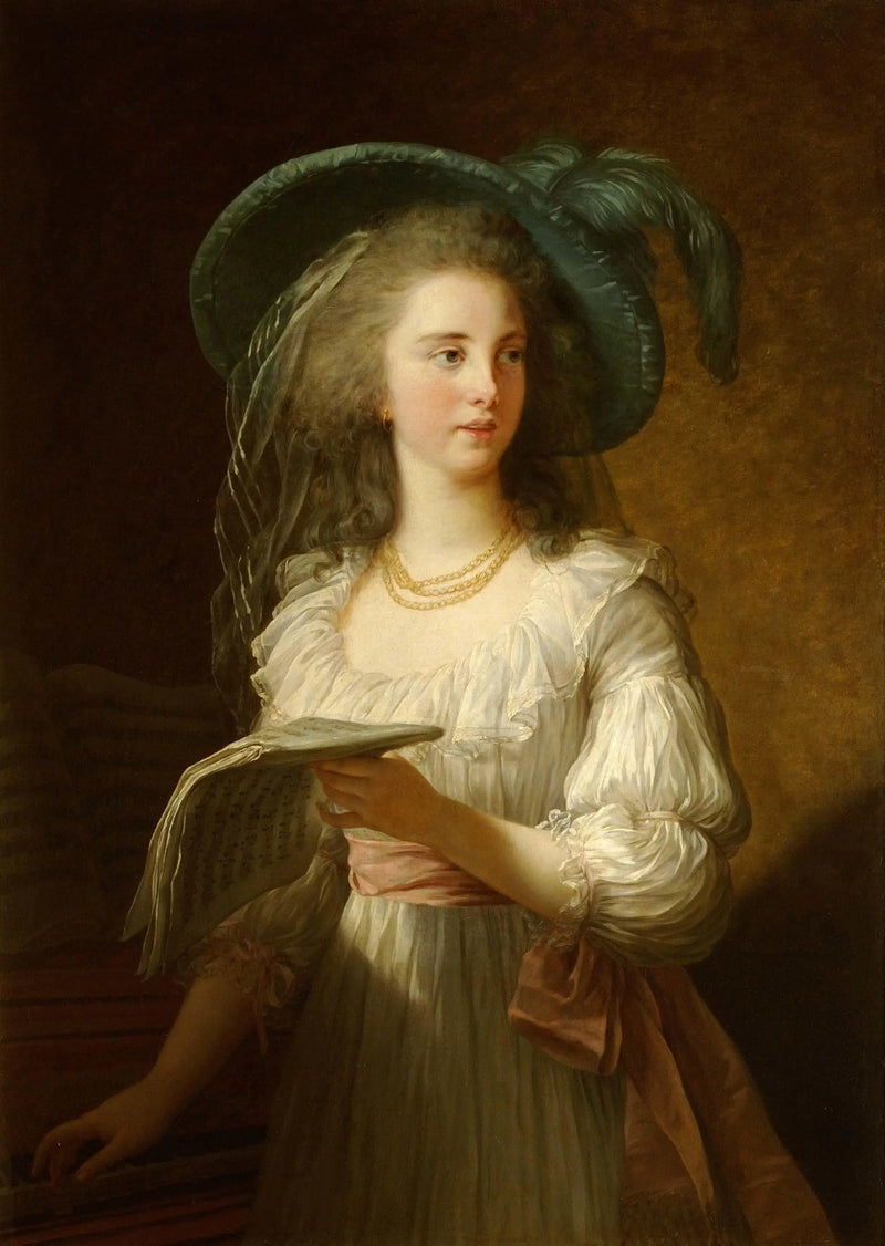 Martine-Gabrielle-Yoland de Polastron (1745-1793), duquesa de Polignac - Élisabeth Vigeé Le Brun