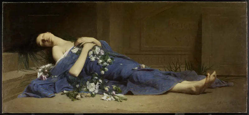 Mártir en las catacumbas - Jules-Cyrille Cavé