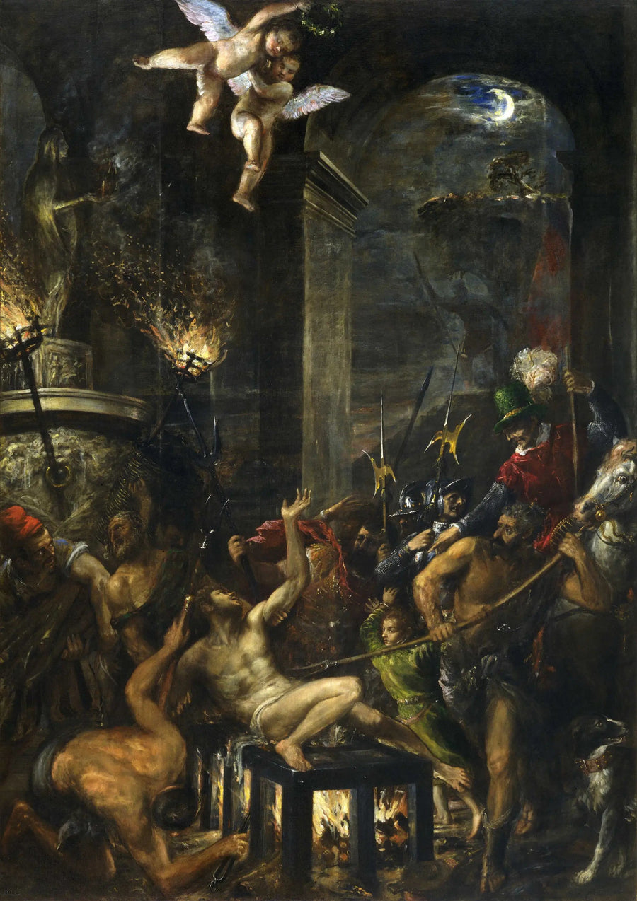 Martirio de san Lorenzo - Tiziano