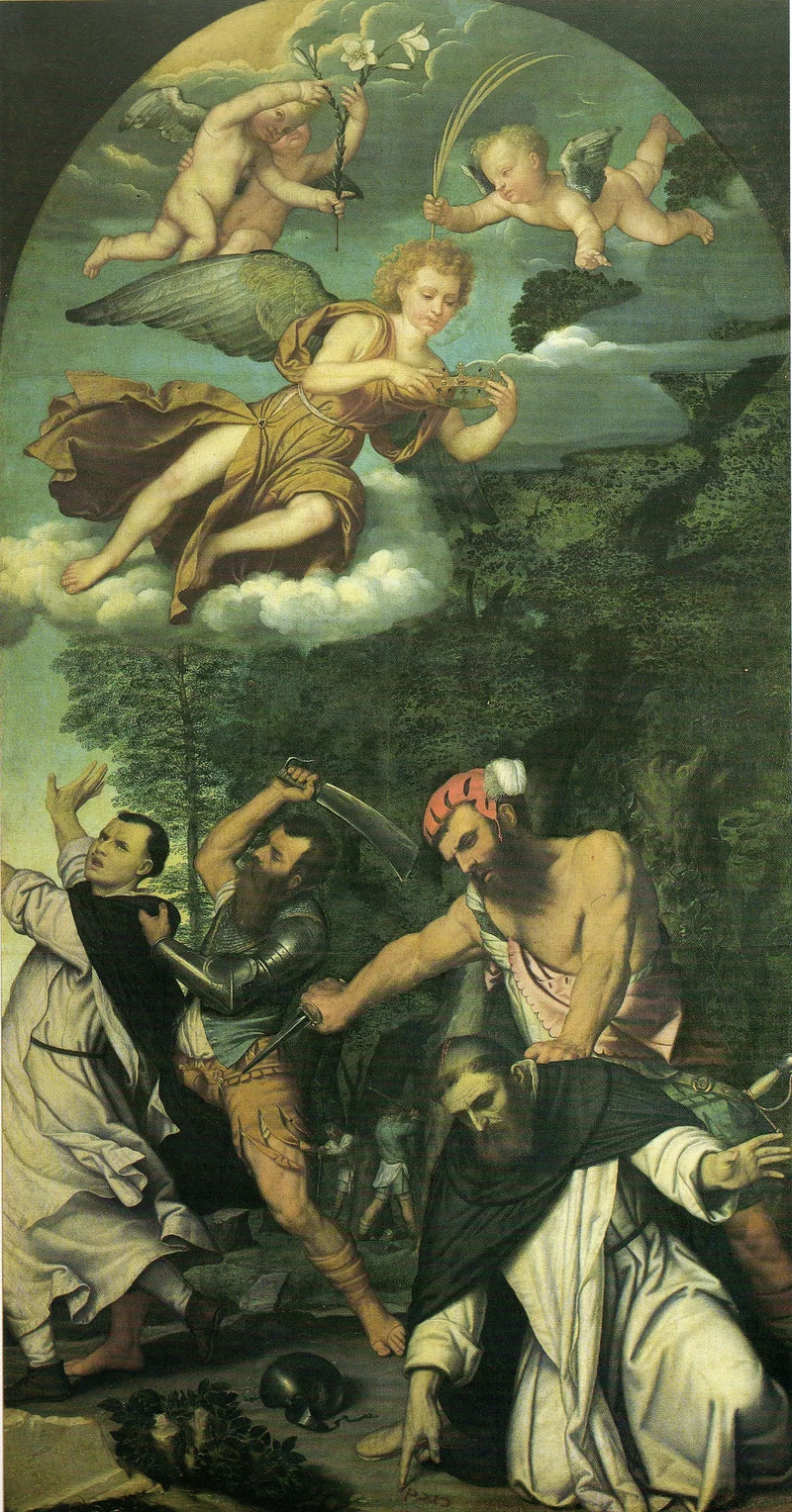 Martirio de san Pedro de Verona - Alessandro Bonvicino