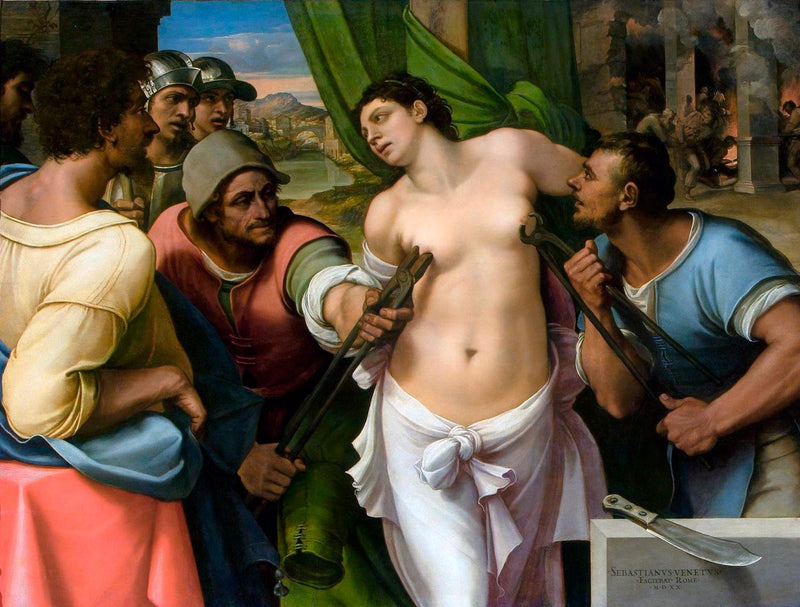 Martirio de Santa Águeda - Sebastiano del Piombo