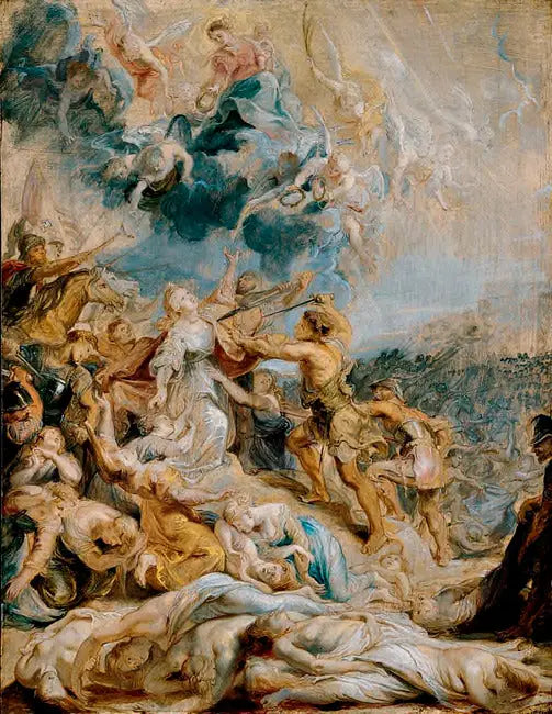 Martirio de Santa Úrsula - Peter Paul Rubens