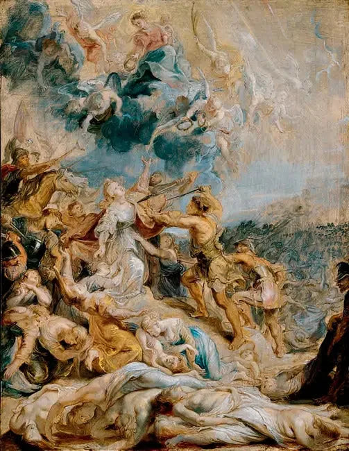 Martirio de Santa Úrsula - Peter Paul Rubens