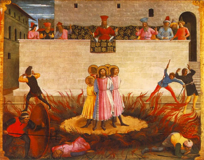 Martirio de los santos Cómaco y Damián - Fra Angelico