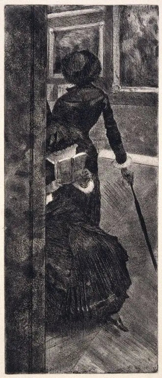 Mary Cassatt en el Louvre: La Pintura - Edgar Degas