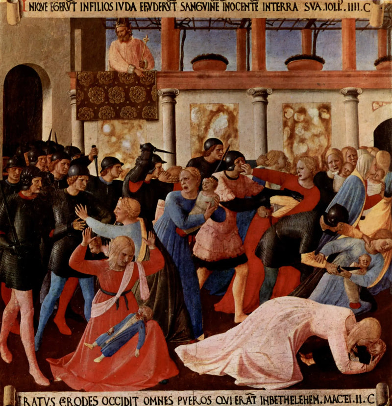 Masacre de los Inocentes en Belén - Fra Angelico