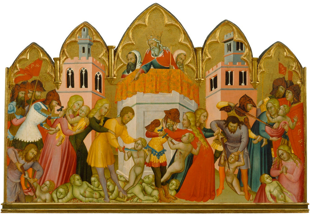 Massacre des Innocents - Bartolo di Fredi image 1 reproduction de peinture à l’huile