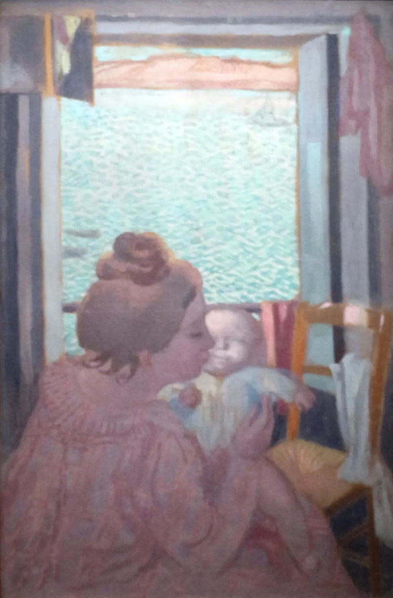 maternidad en la ventana - Maurice Denis