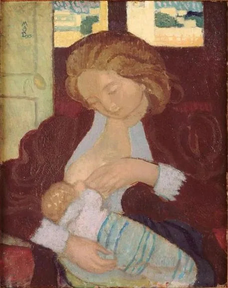 Maternidad con puños de encaje - Maurice Denis