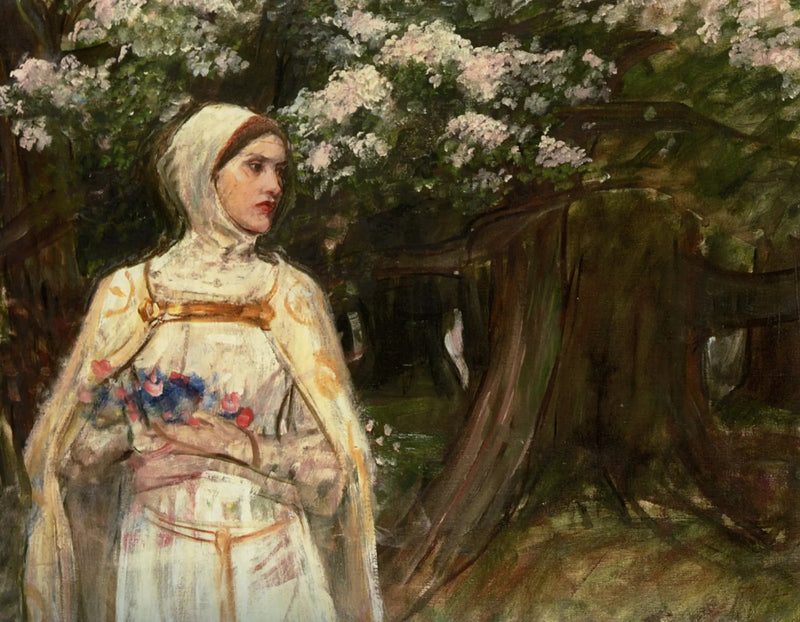 Mathilde anteriormente llamada Beatriz - John William Waterhouse