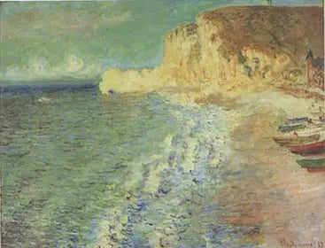 Mañana en Étretat - Claude Monet
