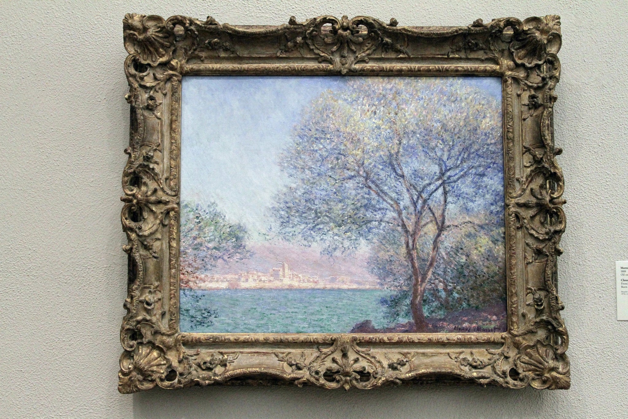 Matin à Antibes W1170 par Claude Monet photographié au Philadelphia Museum of Art