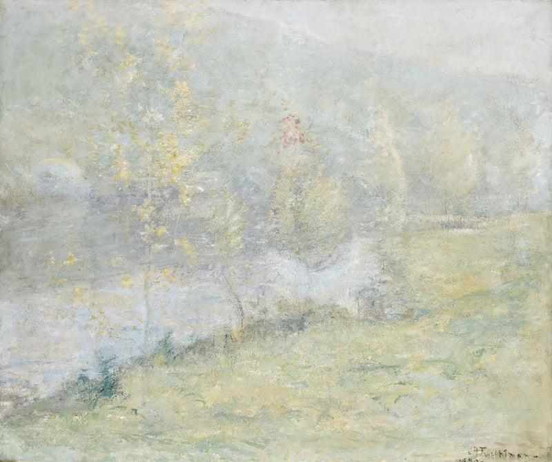 Mañana brumosa de mayo - John Henry Twachtman