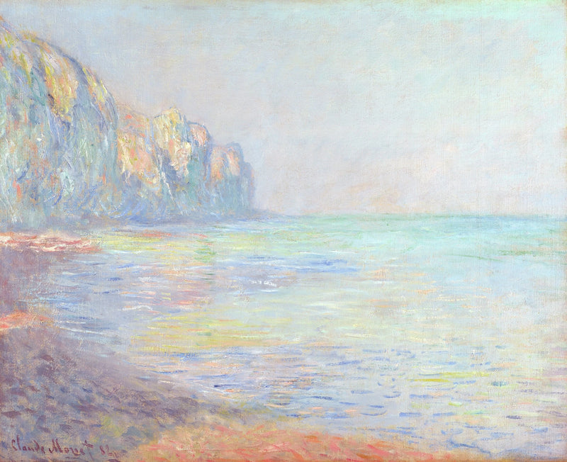 Le Matin, tiempo brumoso, Pourville W711 - Claude Monet