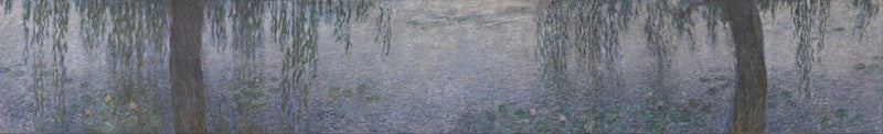 Los Nenúfares - Mañana Clara con Sauces - Claude Monet
