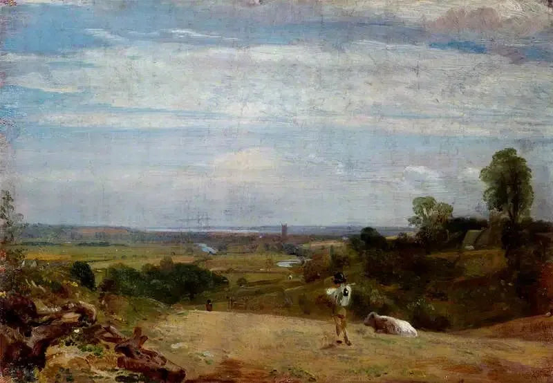 Mañana de verano: Dedham desde Langham - John Constable