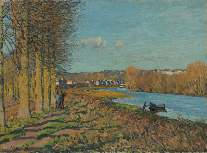 Mañana de invierno - Alfred Sisley