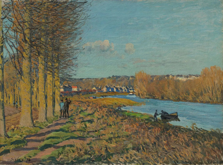 Mañana de invierno - Alfred Sisley