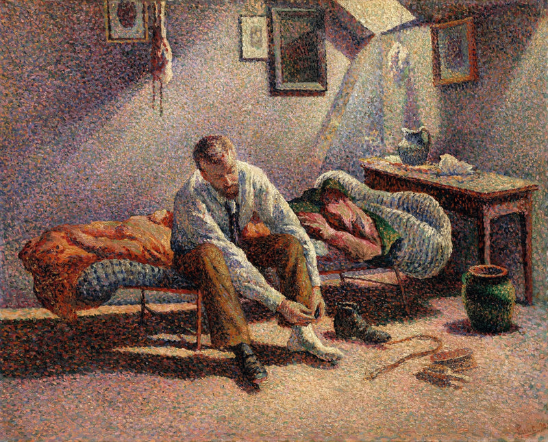 Mañana. Interior - Maximilien Luce
