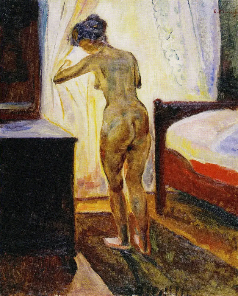 Mañana. Desnudo en la ventana - Edvard Munch