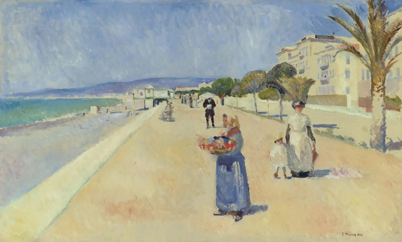 Mañana en el paseo de los Ingleses - Edvard Munch