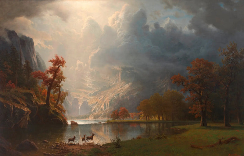 Mañana en la Sierra Nevada - Albert Bierstadt