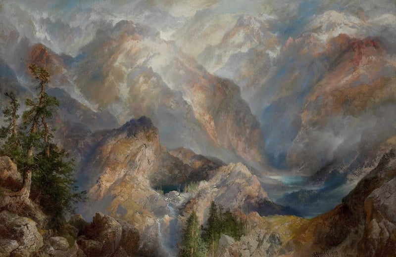 Mañana en las Sierras, Nevada - Thomas Moran